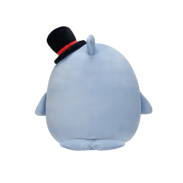 Мягкая игрушка Squishmallows полиэстер 13 см синий кит - изображение 4