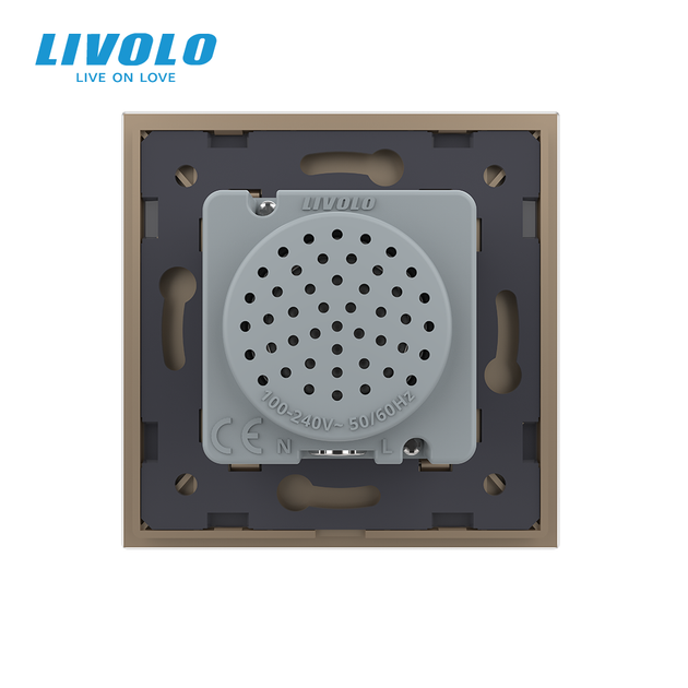 Встраиваемая Bluetooth-колонка LIVOLO с TWS (стерео), золотое матовое стекло - Фото 4 Встраиваемая Bluetooth-колонка LIVOLO с TWS (стерео), золотое матовое стекло - изображение 4
