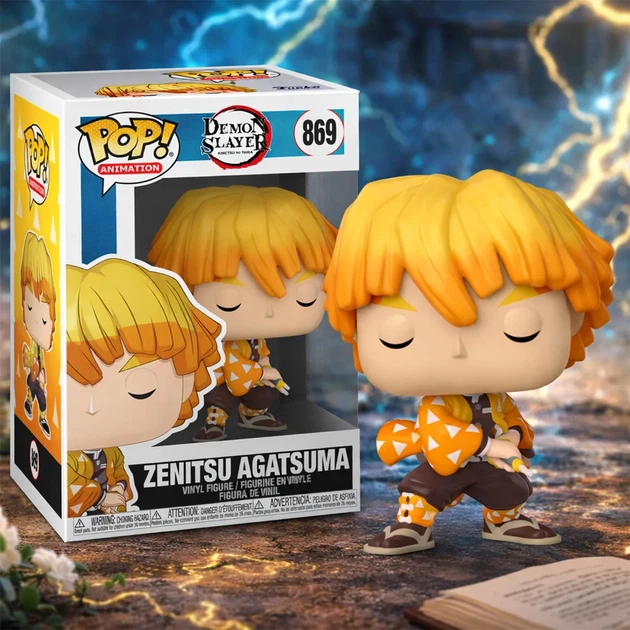 Ігрова фігурка Funko POP! вініл 6х5,5х11,4 см Зеніцу Аґацума - зображення 3