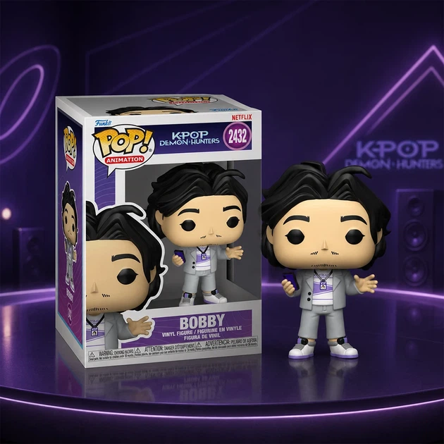 Ігрова фігурка Funko POP! Кейпоп-мисливиці на демонів S2 Боббі вініл 9,6 см - зображення 3