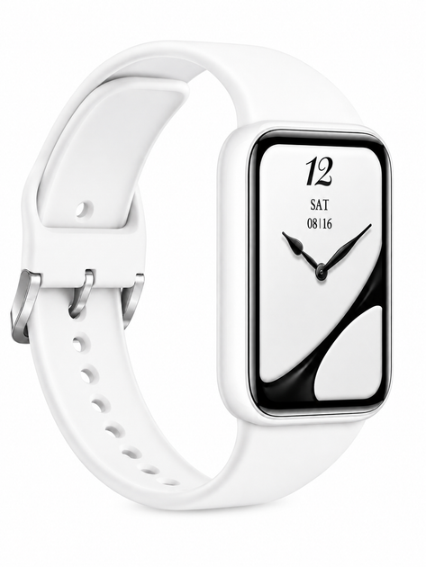 Фитнес-браслет Xiaomi Smart Band 10 Pro Ceramic Edition Pearl White UA - изображение 3