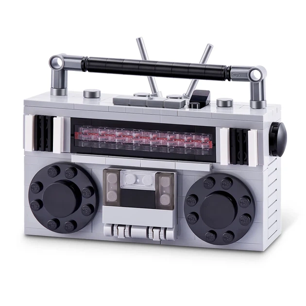 Конструктор Max полимерный 12 5х30х37 5 см серия Retro Кассетный магнитофон 157 деталей - Фото 3 Конструктор Max полимерный 12 5х30х37 5 см серия Retro Кассетный магнитофон 157 деталей - изображение 3