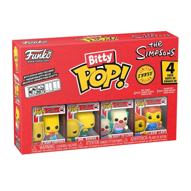 Набір ігрових фігурок Funko Барт вініл 2,5 см 4 фігурки в асортименті - зображення 3