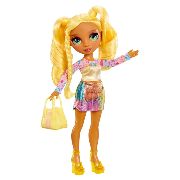 Кукла Rainbow High My Fashion Style комбинированные материалы 27 см желтая - изображение 3