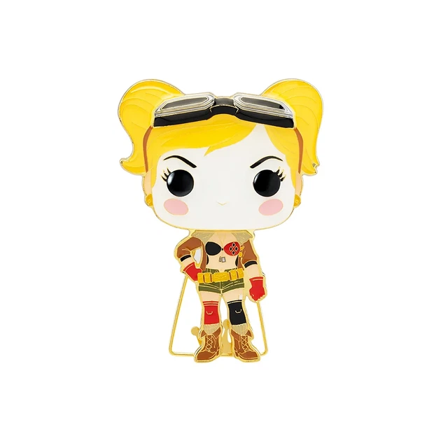 Пін Funko Pop DC Comics 10 см емальована сталь червоний чорний - Фото 2 Пін Funko Pop DC Comics 10 см емальована сталь червоний чорний - зображення 2