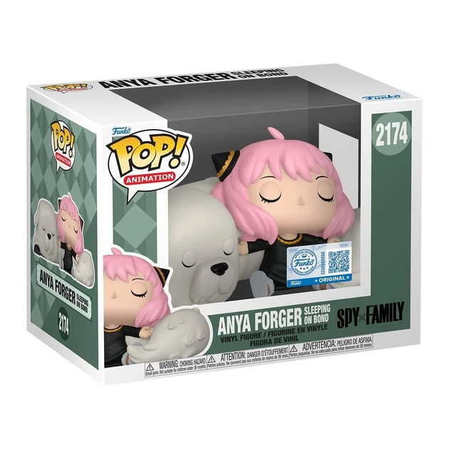 Ігрова фігурка Funko вінілова 12,2х6х7 см Аня спить з Бондом - Фото 1 Ігрова фігурка Funko вінілова 12,2х6х7 см Аня спить з Бондом - зображення 1