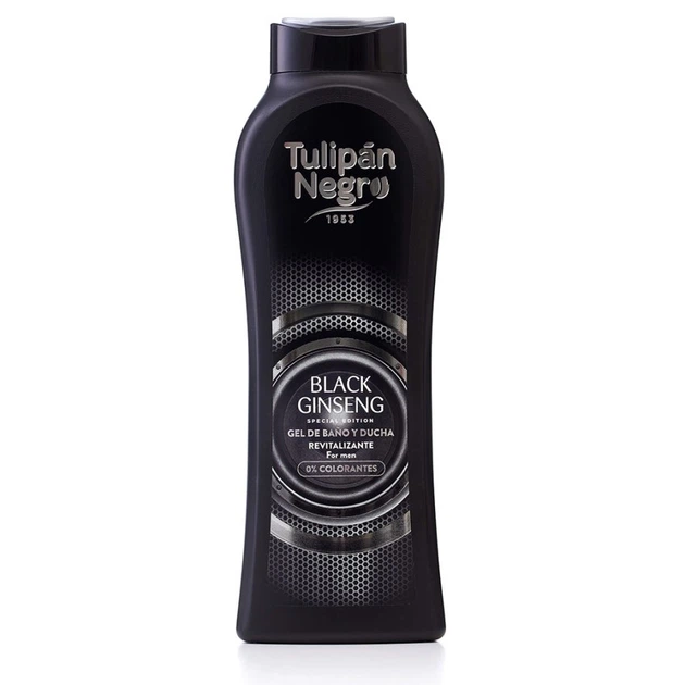 Гель для душа Tulipan Negro Shower Gel - Black Ginseng (650 мл) - Фото 1 Гель для душа Tulipan Negro Shower Gel - Black Ginseng (650 мл) - изображение 1