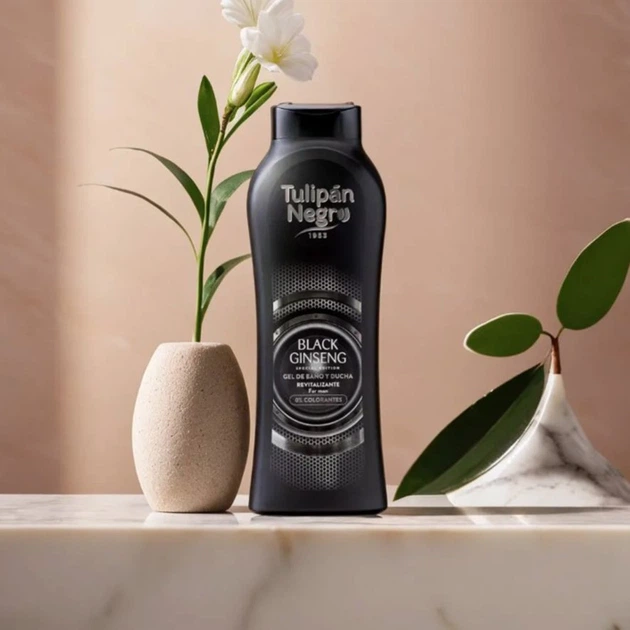 Гель для душа Tulipan Negro Shower Gel - Black Ginseng (650 мл) - Фото 5 Гель для душа Tulipan Negro Shower Gel - Black Ginseng (650 мл) - изображение 5