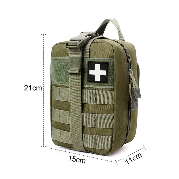 Аптечка тактическая (20х15х8 см) на системе Molle A87 Олива - изображение 8