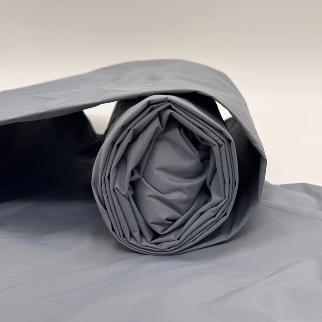 Надувний туристичний матрац (188х58х6 см) Outdoor Sleeping Сірий / Кемпінговий надувний каремат з подушкою - зображення 7