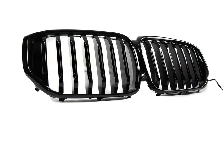 Ноздри 1 Bar LED (2023-2026, чёрный глянец) для BMW X5 G05 2019–2026 гг - изображение 2