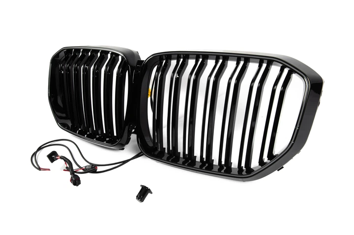 Ноздри BMW M-Look LED (2019-2022, черный глянец) для BMW X5 G05 2019–2026 гг - Фото 7 Ноздри BMW M-Look LED (2019-2022, черный глянец) для BMW X5 G05 2019–2026 гг - изображение 7