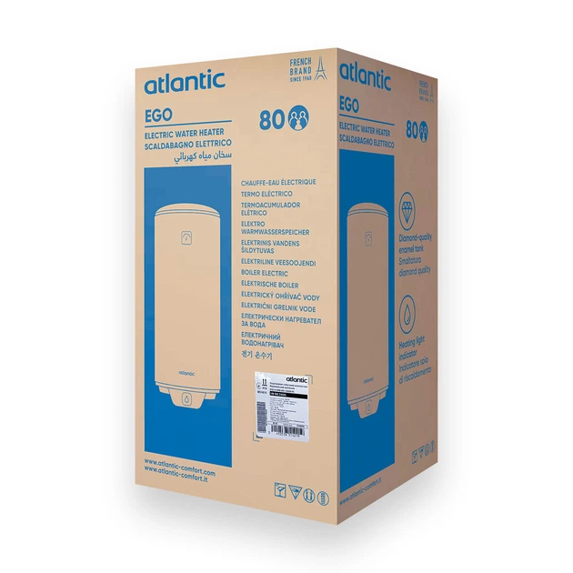 Водонагреватель Atlantic Opro Ego VM 080 D400S (1200W) бойлер - изображение 7