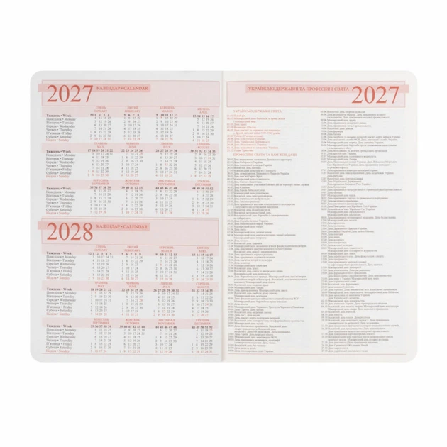 Ежедневник Leo Planner "Binario" 2027 A5 184 листов м/обл слп/т графитовый с обрезом в тон обложки + резинка-петля д/ручки (252726) - изображение 10