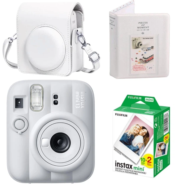 Набір камера Fujifilm Instax Mini 13 Clay White , Фотопапір 20шт, Чохол, Фотоальбом 64 фото Білий (Подарункове пакування) - Фото 1 Набір камера Fujifilm Instax Mini 13 Clay White , Фотопапір 20шт, Чохол, Фотоальбом 64 фото Білий (Подарункове пакування) - зображення 1