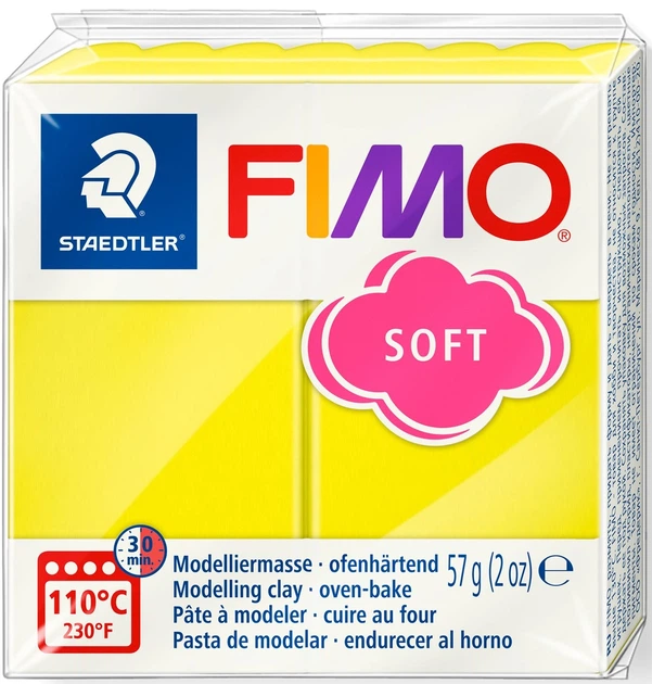 Пластика Fimo Soft Лимонна 57 г (8020-10) (4006608809430) - зображення 2
