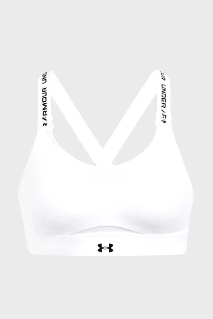 Білий топ UA Infinity High 2.0 Bra Under Armour M AC 1384112-100 - Фото 6 Білий топ UA Infinity High 2.0 Bra Under Armour M AC 1384112-100 - зображення 6
