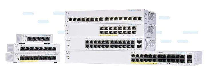 Комутатор Cisco Business CBS110-16PP / 16x Gigabit Ethernet / 8x PoE (64W) / 2x SFP / 1U / Серый (102246251) - Уценка - Фото 4 Комутатор Cisco Business CBS110-16PP / 16x Gigabit Ethernet / 8x PoE (64W) / 2x SFP / 1U / Серый (102246251) - Уценка - изображение 4