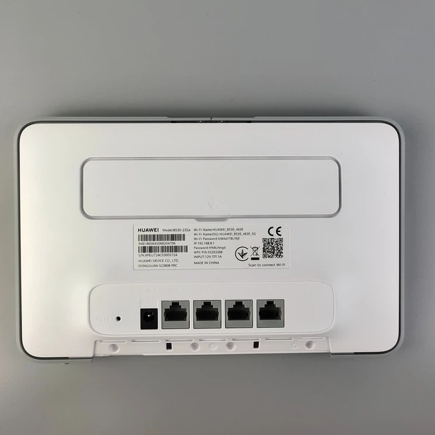 Маршрутизатор Huawei 4G CPE 3 B535-232a Белий (102222069) - Уценка - Фото 8 Маршрутизатор Huawei 4G CPE 3 B535-232a Белий (102222069) - Уценка - изображение 8