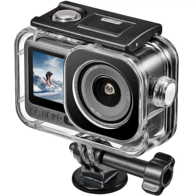 Водонепроницаемый чехол для DJI Osmo Action 6 Черный/прозрачный (102262326) - Уценка - Фото 3 Водонепроницаемый чехол для DJI Osmo Action 6 Черный/прозрачный (102262326) - Уценка - изображение 3