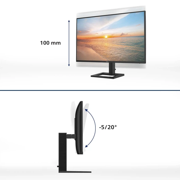 Монітор 27" Philips 27E1N1600AM 2K IPS 100 Гц (102301961) - Уцінка - Фото 8 Монітор 27" Philips 27E1N1600AM 2K IPS 100 Гц (102301961) - Уцінка - зображення 8