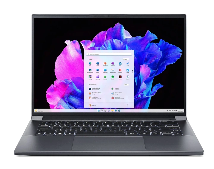 Ноутбук 14.5" Acer Swift X 14 Intel Core i5-13500H RAM 16GB SSD 512GB GeForce RTX 4050 10ч батарея Win11 Алюминиевый корпус (UKR) (102277940) - Уценка - Фото 2 Ноутбук 14.5" Acer Swift X 14 Intel Core i5-13500H RAM 16GB SSD 512GB GeForce RTX 4050 10ч батарея Win11 Алюминиевый корпус (UKR) (102277940) - Уценка - изображение 2