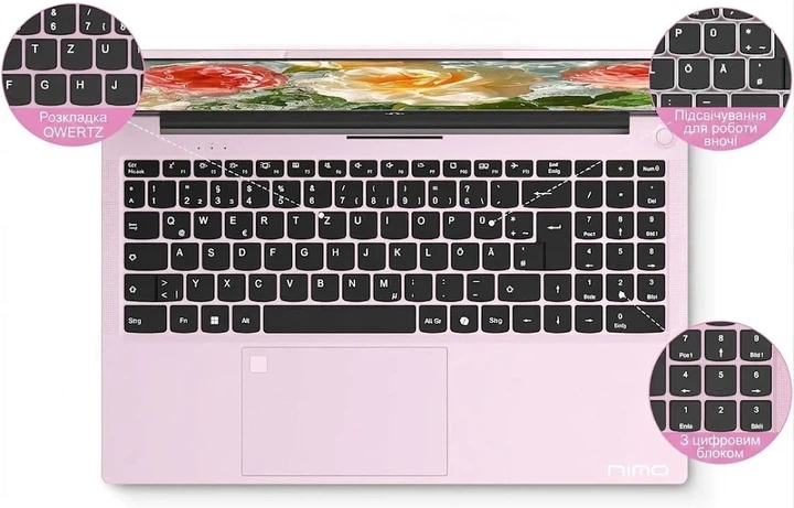 Ноутбук 15.6" NIMO YoungBook N151 Intel N100 RAM 16GB SSD 1TB Windows 11 (UKR) (102359287) - зображення 5