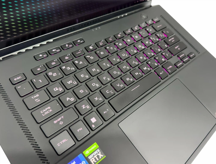 Ноутбук Asus ROG Zephyrus M16 GU603ZW: Core i9-12900H / DDR5 16 ГБ / GeForce RTX 3070 Ti / SSD 1 ТБ /16" QHD+ / Б/У - Фото 12 Ноутбук Asus ROG Zephyrus M16 GU603ZW: Core i9-12900H / DDR5 16 ГБ / GeForce RTX 3070 Ti / SSD 1 ТБ /16" QHD+ / Б/У - изображение 12