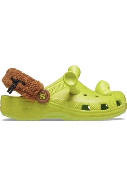Жіночі крокси класік Клог Шрек Crocs Classic Dreamworks SHREK Clog (38-39, зелений) - зображення 6