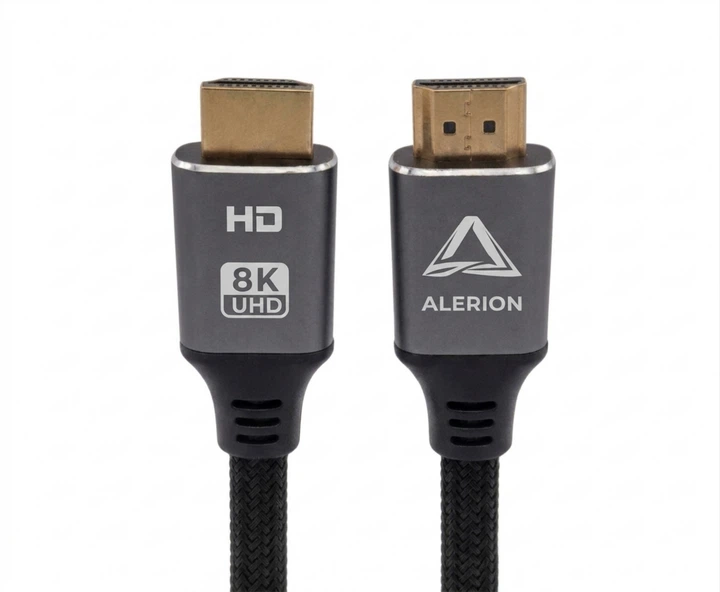 Кабель Alerion HDMI 2.1 8K 48Gbps 1,5м - HDR, eARC, VRR, ALLM, для PS5, Xbox, TV и мониторов - Фото 2 Кабель Alerion HDMI 2.1 8K 48Gbps 1,5м - HDR, eARC, VRR, ALLM, для PS5, Xbox, TV и мониторов - изображение 2