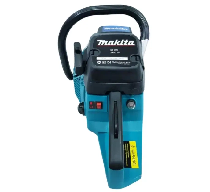Бензопила Makita DCS55R 4.1 л с 52 см³ цепная бензиновая пила 45 см 9500 об мин шаг 0.325 двухтактная садовая с легким запуском праймером антивибрационной системой автоматической смазкой тормозом для заготовки дров распиловки древесины бревен - изображение 3