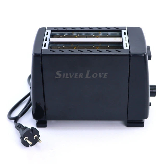 Тостер электрический Silver Love QLT-298A, 750 Вт, черный - изображение 4