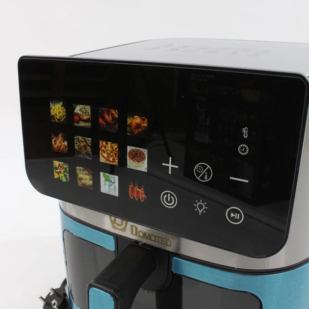 Аэрофритюрница 12 л 4500 Вт с LED-дисплеем Air fryer 360° DOMOTEC MS-3224 - изображение 9