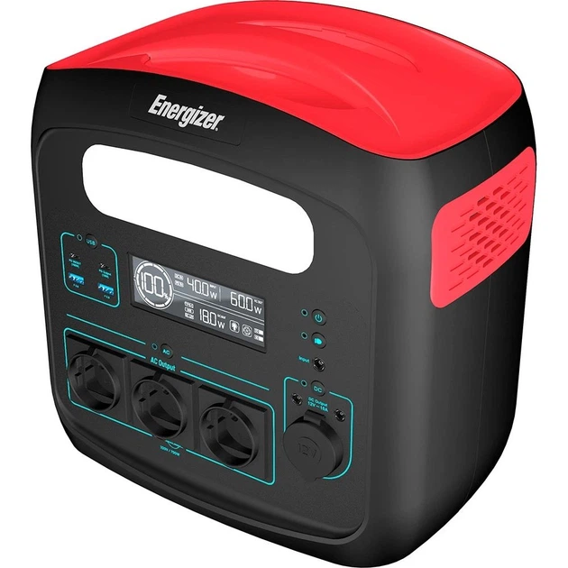 Портативная зарядная станция Energizer PPS960W1 700 Вт 960 Вт·ч LiFePO4 с быстрой зарядкой Power Delivery - изображение 3