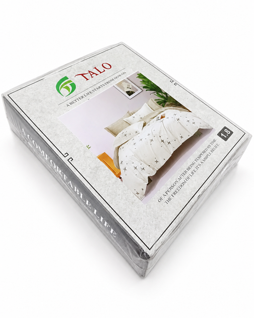 Постільна білизна Сатин Comfort 180х220, TALO - Фото 3 Постільна білизна Сатин Comfort 180х220, TALO - зображення 3