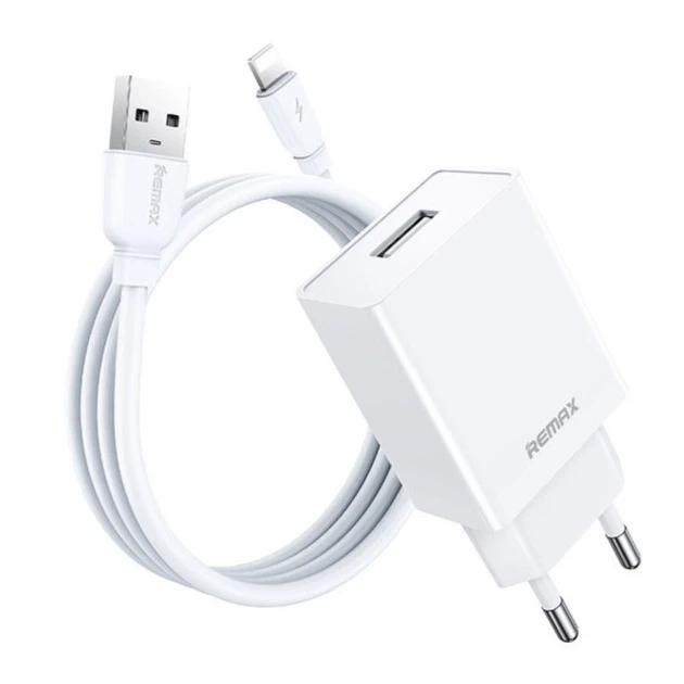 Мережевий зарядний пристрій з кабелем REMAX Kiddy Series 2.4A RP-Charger Set with Cable U95 Micro - Фото 1 Мережевий зарядний пристрій з кабелем REMAX Kiddy Series 2.4A RP-Charger Set with Cable U95 Micro - изображение 1