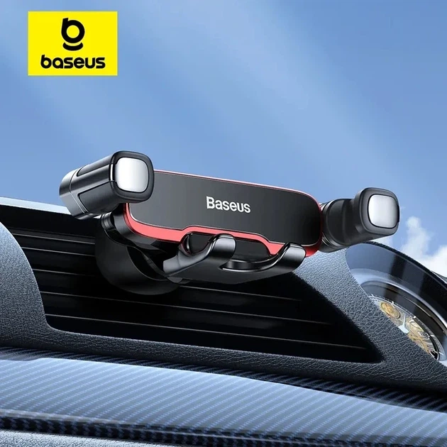 Автотримач для телефона Baseus Mr Hui Gravity Car Mount Black - Фото 8 Автотримач для телефона Baseus Mr Hui Gravity Car Mount Black - зображення 8