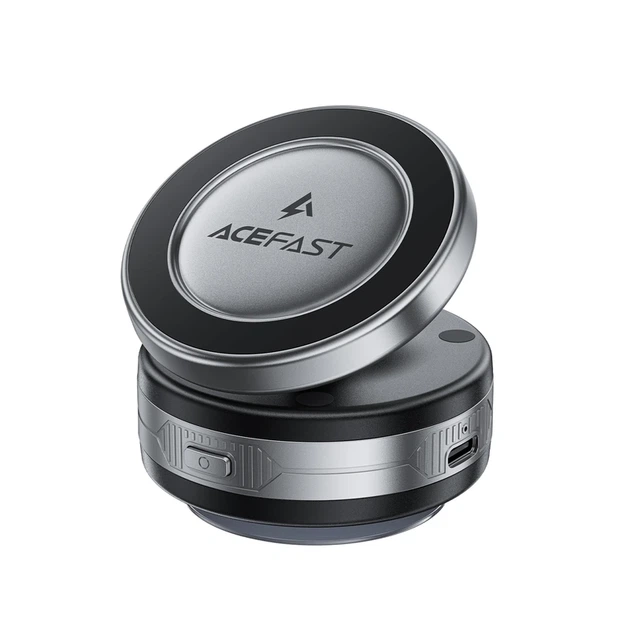 Автотримач для телефона з БЗП ACEFAST E29 electric Suction cup magnetic wireless charging holder Metal Gray - Фото 1 Автотримач для телефона з БЗП ACEFAST E29 electric Suction cup magnetic wireless charging holder Metal Gray - изображение 1