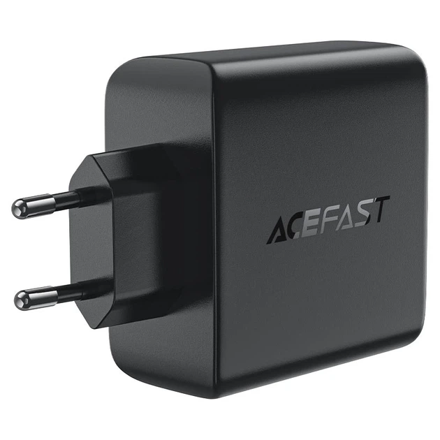 Мережевий зарядний пристрій ACEFAST A94 PD100W GaN (3*USB-C+USB-A) charger Black - Фото 3 Мережевий зарядний пристрій ACEFAST A94 PD100W GaN (3*USB-C+USB-A) charger Black - изображение 3