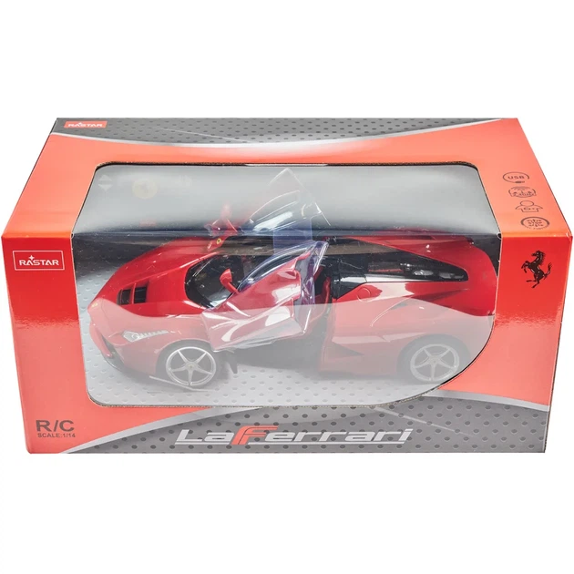 Машинка Rastar Ferrari LaFerrari 1:14 Червоний - Фото 10 Машинка Rastar Ferrari LaFerrari 1:14 Червоний - зображення 10