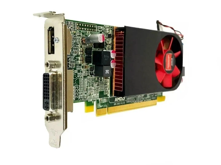 Дискретная видеокарта AMD Radeon R7 250, 2 GB DDR3, 128-bit / 1x DVI, 1x DisplayPort / Для корпусов форм-фактора SFF + Переходник DVI-VGA б/у - изображение 6