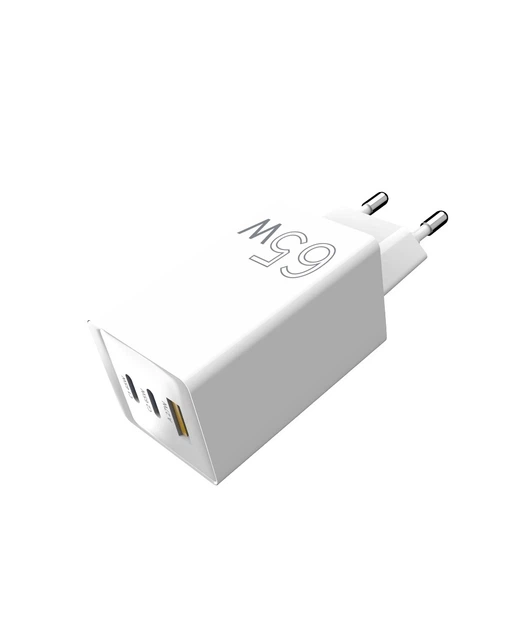 Зарядное устройство Sigma GaN 65 Вт Power Delivery Quick Charge 2xUSB-C + USB-A (PS65-01) - Фото 5 Зарядное устройство Sigma GaN 65 Вт Power Delivery Quick Charge 2xUSB-C + USB-A (PS65-01) - изображение 5