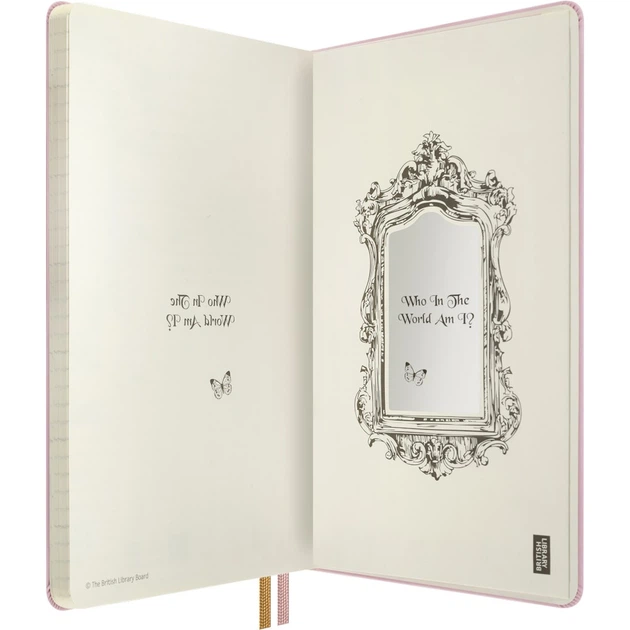 Записник Moleskine Alice Adventures in Wonderland середній / Лінійка 8056711513393 - Фото 7 Записник Moleskine Alice Adventures in Wonderland середній / Лінійка 8056711513393 - изображение 7