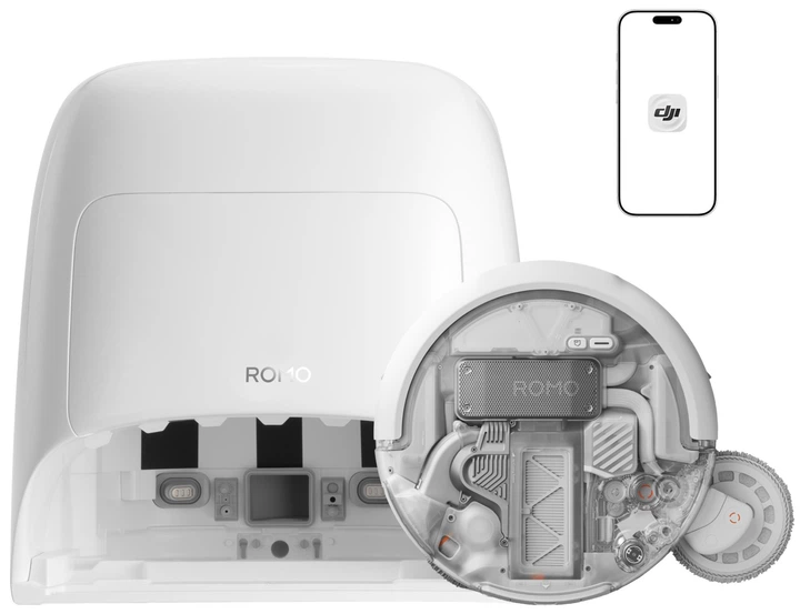 Robot sprzątający DJI Romo A2 (CRR2P) - Zdjęcie 1 Robot sprzątający DJI Romo A2 (CRR2P) - obraz 1
