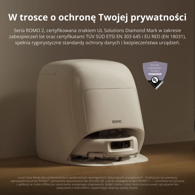 Robot sprzątający DJI Romo A2 (CRR2P) - Zdjęcie 13 Robot sprzątający DJI Romo A2 (CRR2P) - obraz 13