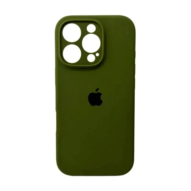 Чохол силіконовий Full Silicone Case for iPhone 15 Pro Army Green (з захистом камери) - Фото 1 Чохол силіконовий Full Silicone Case for iPhone 15 Pro Army Green (з захистом камери) - изображение 1