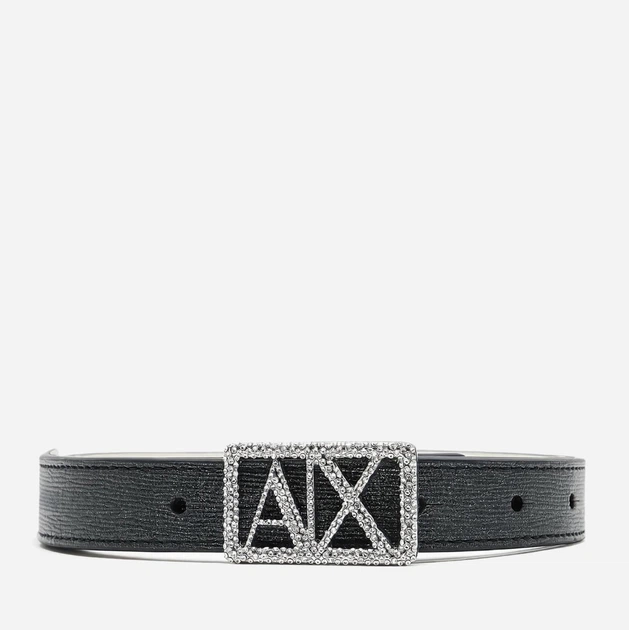 Ремень двусторонний женский Armani Exchange 470511429 30 (93 см) Черный/Молочный (1162043070) - Фото 1 Ремень двусторонний женский Armani Exchange 470511429 30 (93 см) Черный/Молочный (1162043070) - изображение 1