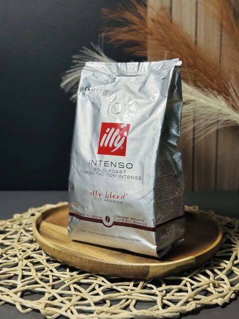 Кава в зернах Illy Intenso 100% Арабіка 500 г - Фото 2 Кава в зернах Illy Intenso 100% Арабіка 500 г - зображення 2