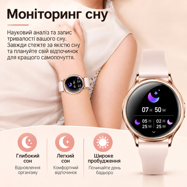 Умные смарт-часы MIRABELE модель2026 года мониторингом здоровья, звонками, сообщениями, спорт режимы для айфон андроид - изображение 3