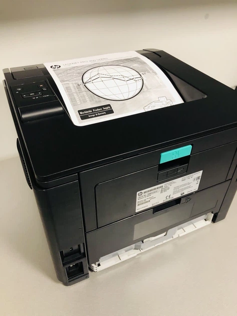 Принтер HP LaserJet Pro 400 M401DNE / монохромний лазерний друк / 1200x1200 dpi / 33 стр/хв / Legal (Max Print Size) / Duplex Print б/в - зображення 2